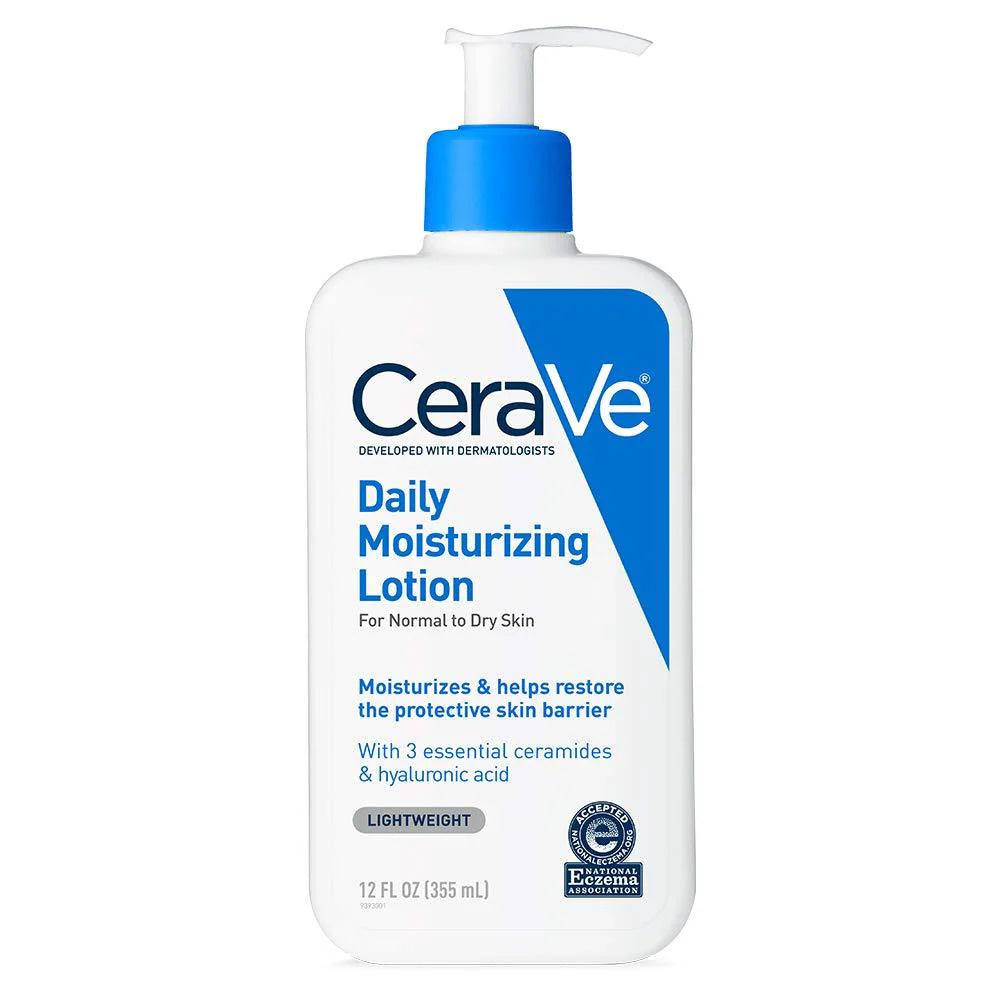CERAVE, Daily Moisturizing Lotion, Lightweight 12 oz 355 ML Normal to Dry Skin