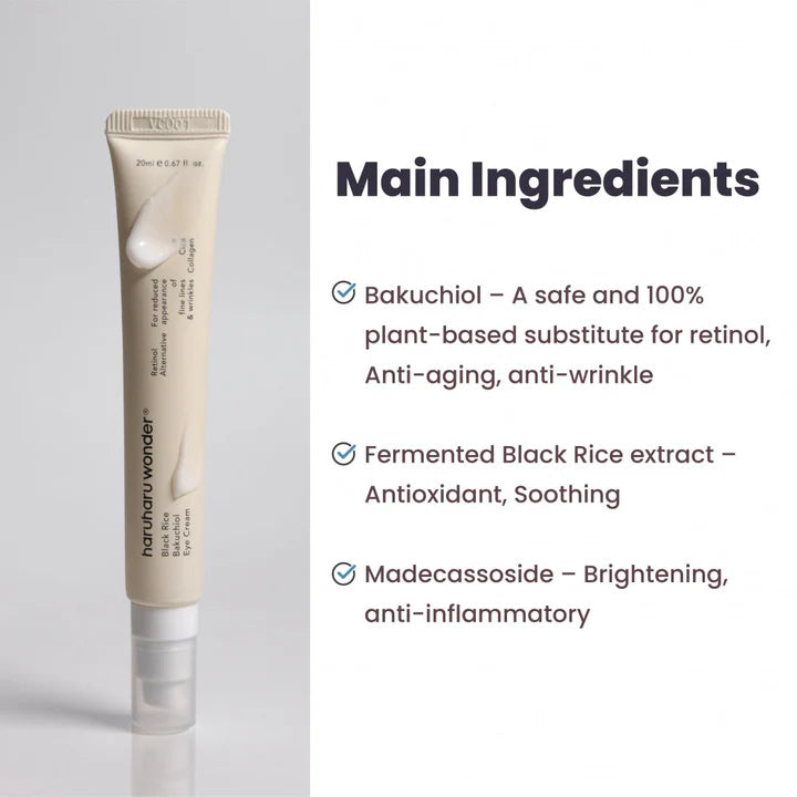 HARUHARU Wonder Black Rice Bakuchiol Eye Cream 20ml