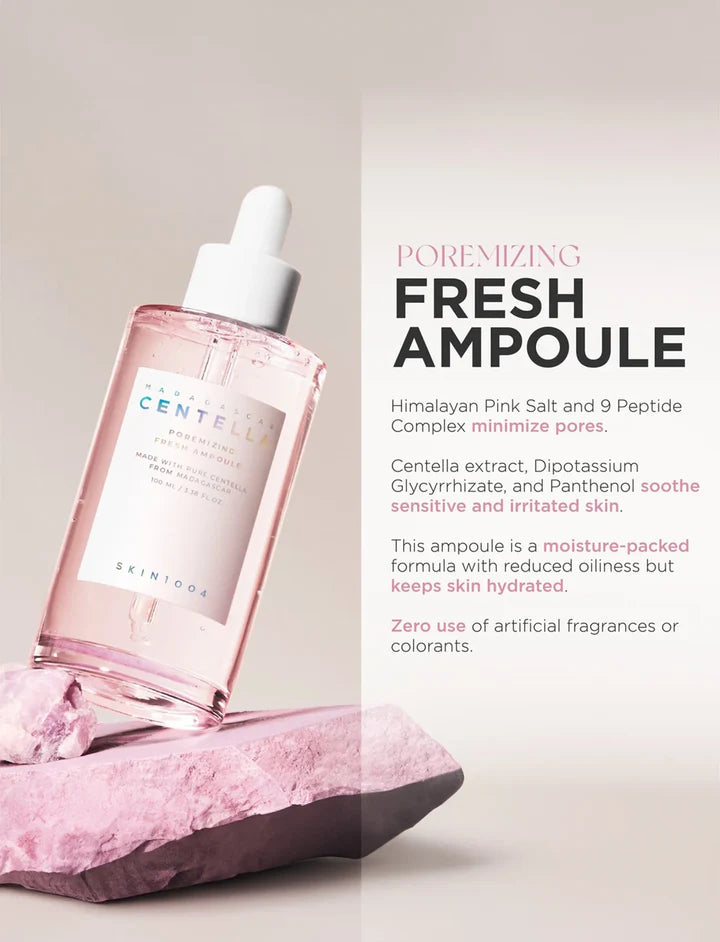 SKIN1004 - Madagascar Centella Poremizing Fresh Ampoule 50ml and 100 ml