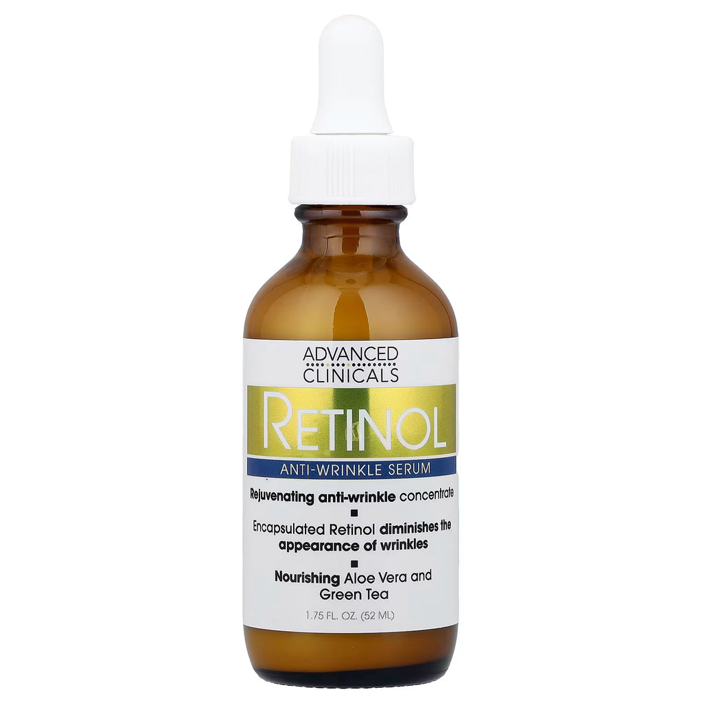 Advanced Clinicals, Retinol Serum, Anti-Wrinkle, 1.75 fl oz (52 ml)