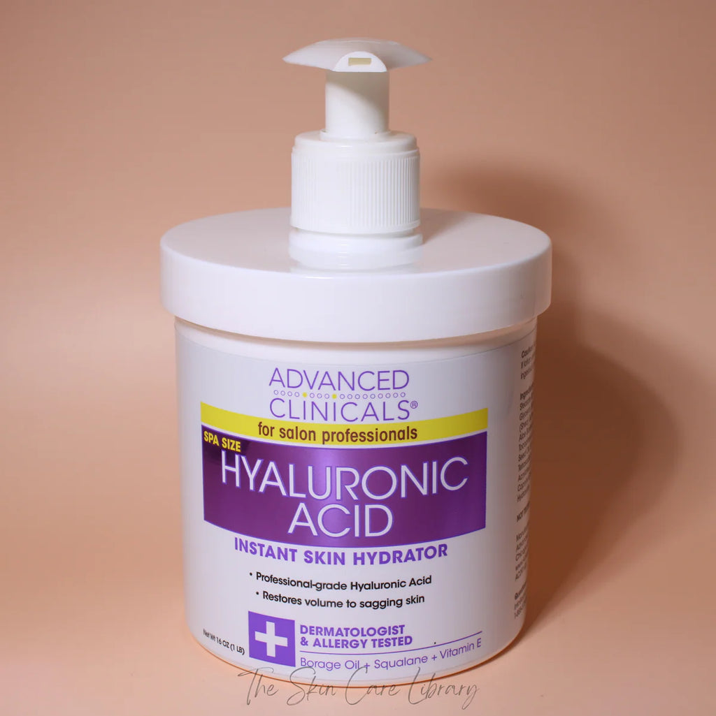 Advanced Clinicals, Hyaluronic Acid, Instant Skin Hydrator, 16 oz (454 g)