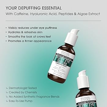 ADVANCED CLINICALS PUFFY EYE SERUM 52ML