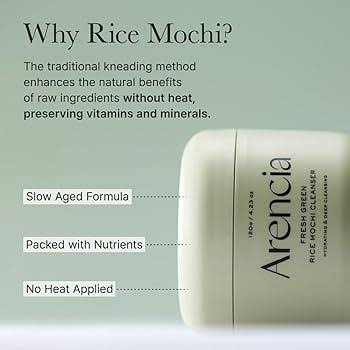 Arencia - Fresh Green Rice Mochi Cleanser 120g
