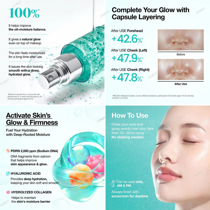 Anua PDRN Hyaluronic Acid Hydrating Capsule Mist 100ml