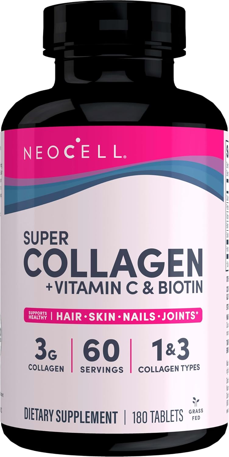 NeoCell, Super Collagen, + Vitamin C & Biotin, 180 Tablets