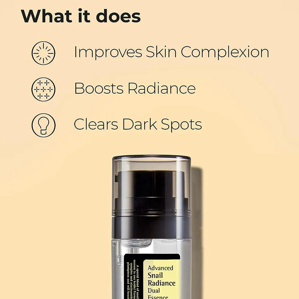 COSRX - Advanced Snail Radiance Dual Essence 80ml