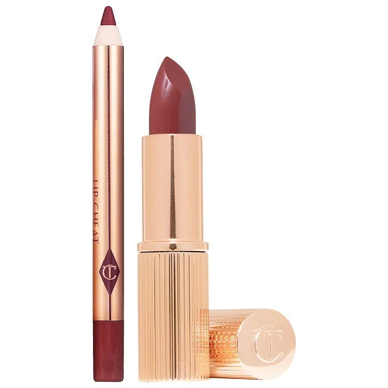 Charlotte Tilbury Mini Pillow Talk Lipstick & Liner Set - Pillow Talk - nude pink