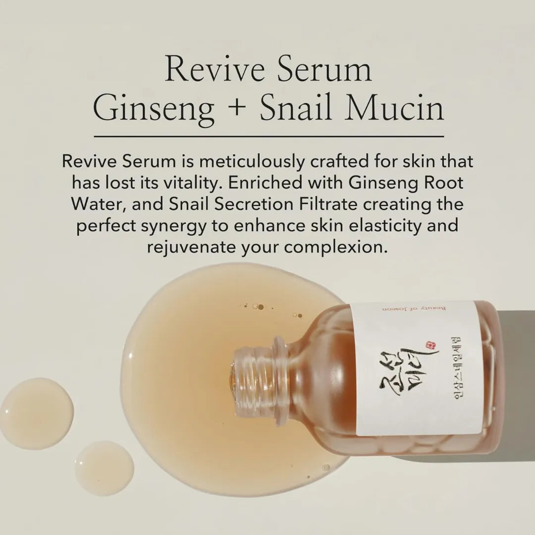 BEAUTY OF JOSEON REVIVE SERUM : GINSENG + SNAIL MUCIN 30 ml