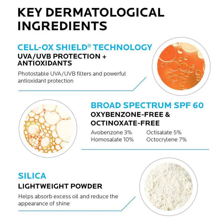 LA ROCHE POSAY ANTHELIOS ULTRA LIGHT FLUID SUNSCREEN SPF 60 - 50ml Expiry 05 - 2026
