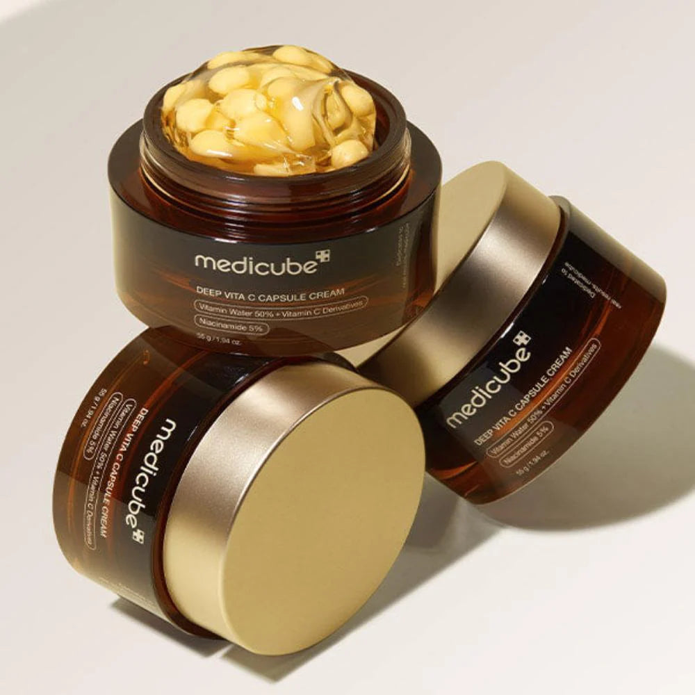 Medicube Deep Vitamin C Golden Capsule Face Moisturizer Cream 55g
