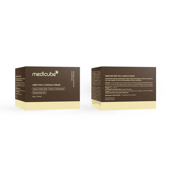 Medicube Deep Vitamin C Golden Capsule Face Moisturizer Cream 55g