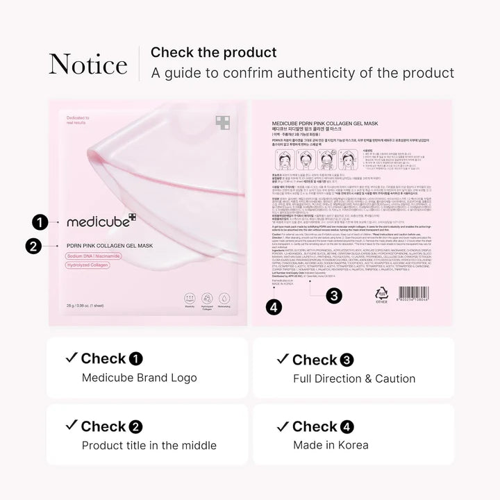 Medicube PDRN Pink Collagen Jelly Gel Mask (1ea)