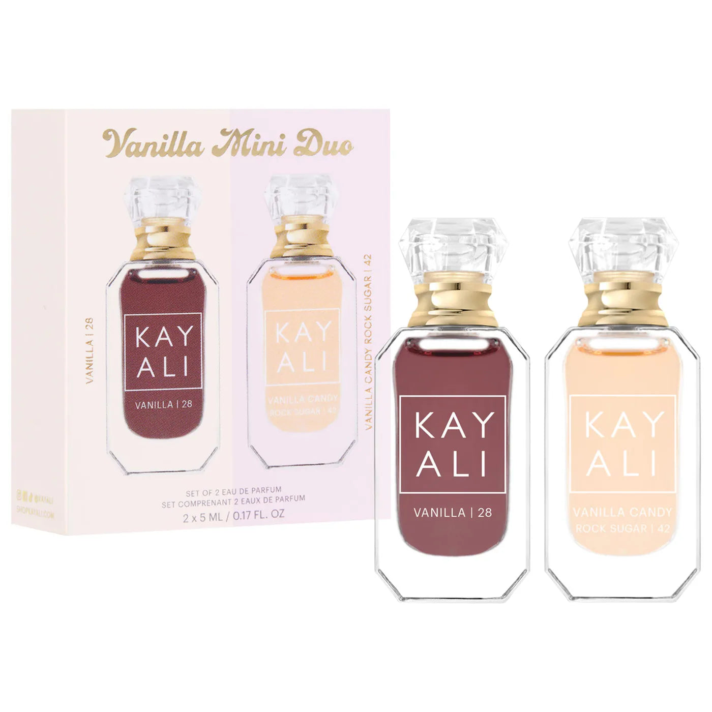 KAYALI Mini Vanilla Perfume Duo Set | Fragrance Gift Set for Women