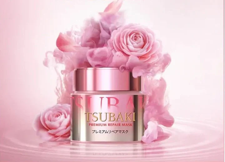 Tsubaki Premium Repair Hair Mask Pink Camellia