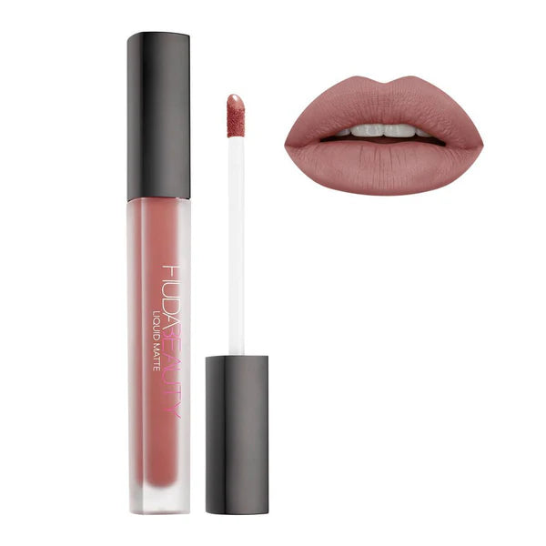 Huda Beauty Liquid Matte Transfer-Proof Lipstick FULL SIZE WITH BOX