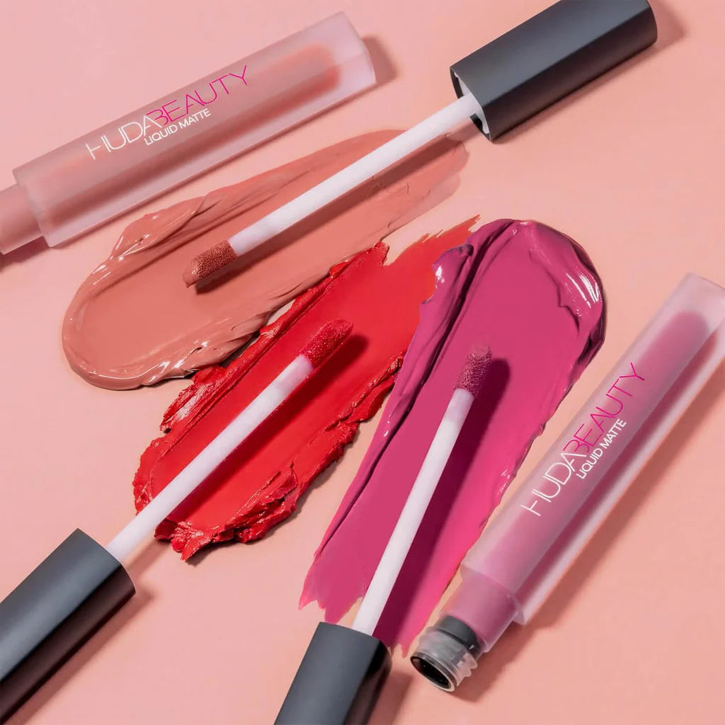 Huda Beauty Liquid Matte Transfer-Proof Lipstick FULL SIZE WITH BOX