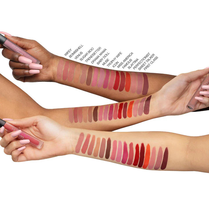 Huda Beauty Liquid Matte Transfer-Proof Lipstick FULL SIZE WITH BOX