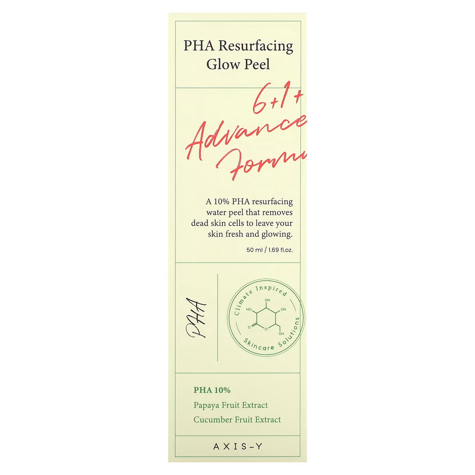 Axis Y - PHA Resurfacing Glow Peel, 1.69 fl oz (50 ml)