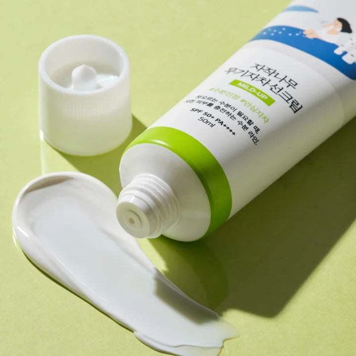 ROUND LAB Birch Moisturizing Mild-Up Sunscreen SPF 50+, PA++++ - 50ml