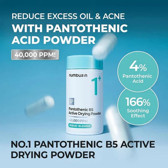 Numbuzin Powder No.1 | Active Drying Powder Pantothenic B5