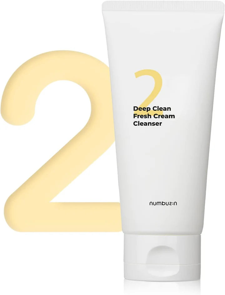 Numbuzin - No. 2 Deep Clean Fresh Cream Cleanser 120ml