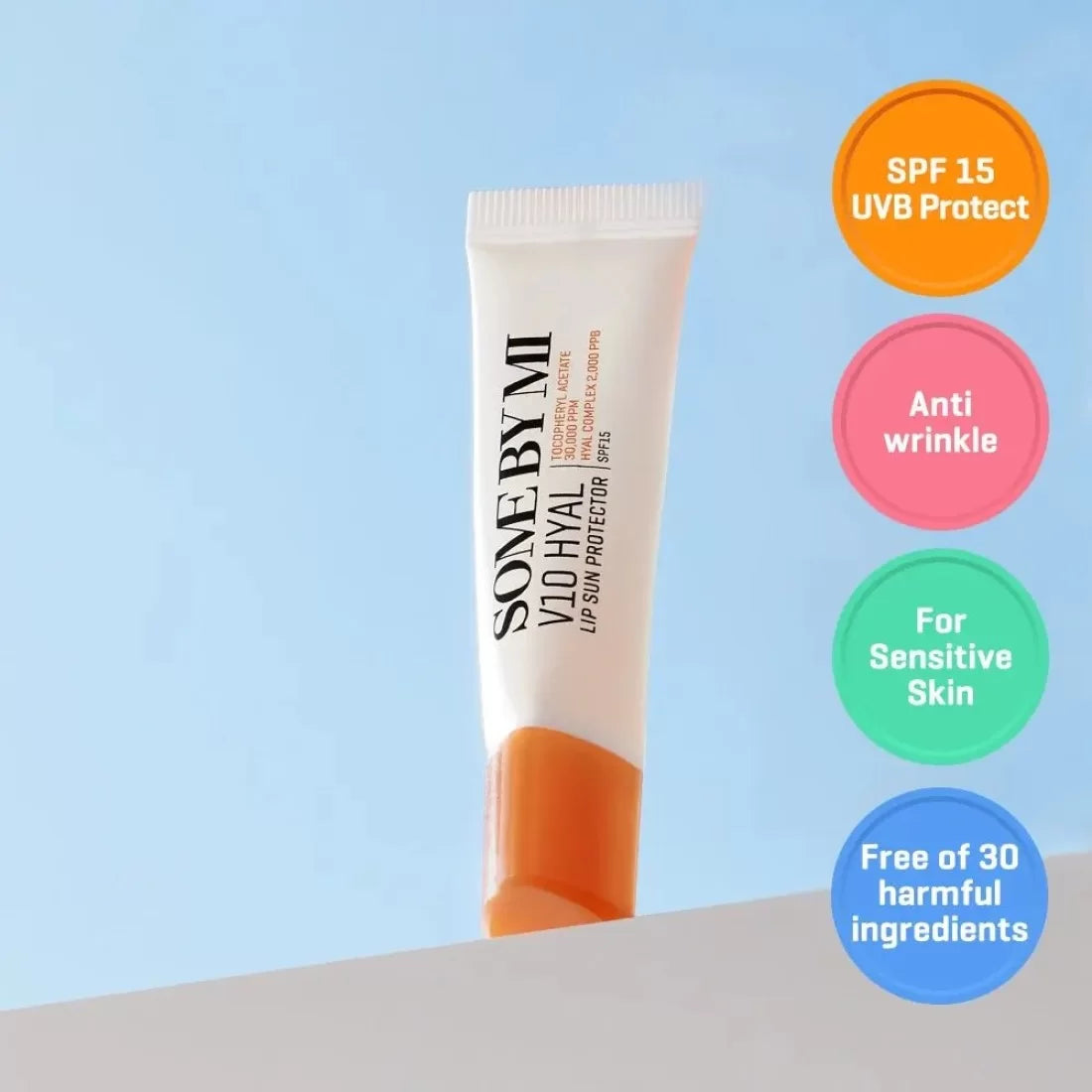 SOME BY MI V10 Hyal (SPF15) Lip Sun Protector - Rosy 7ml